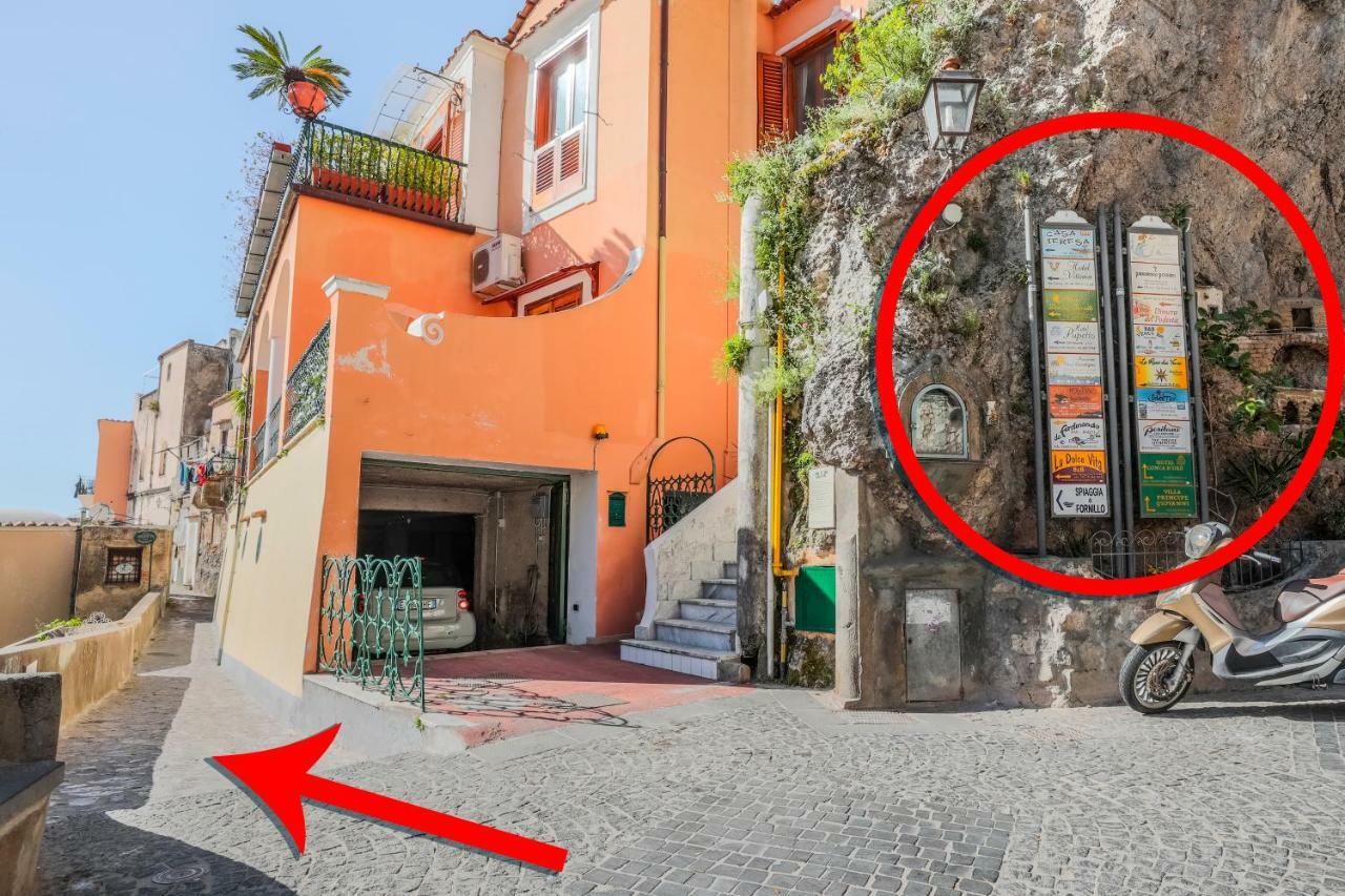 Villa Anfitrite Positano Bagian luar foto